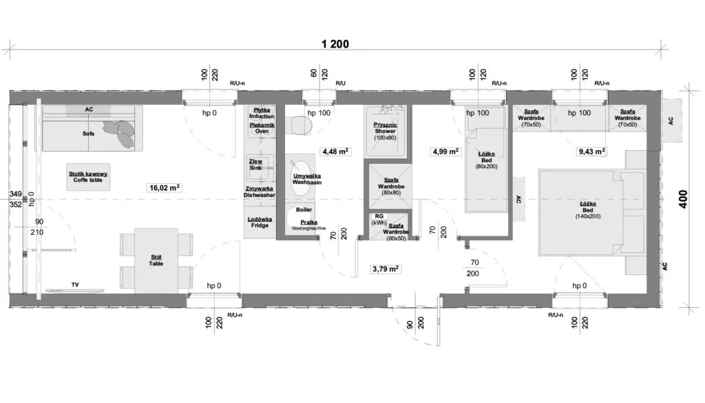 NordicEscape 48 Grundriss