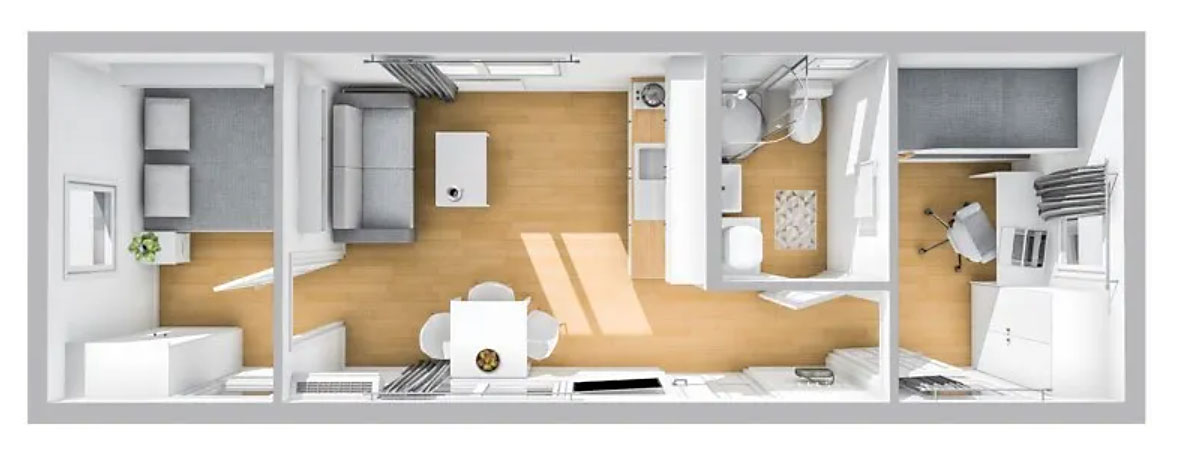 VisbySuite 35 Draufsicht