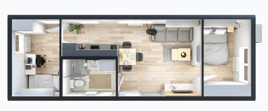VisbySuite 40 Draufsicht