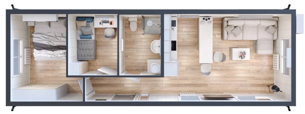 VisbySuite 48 Draufsicht