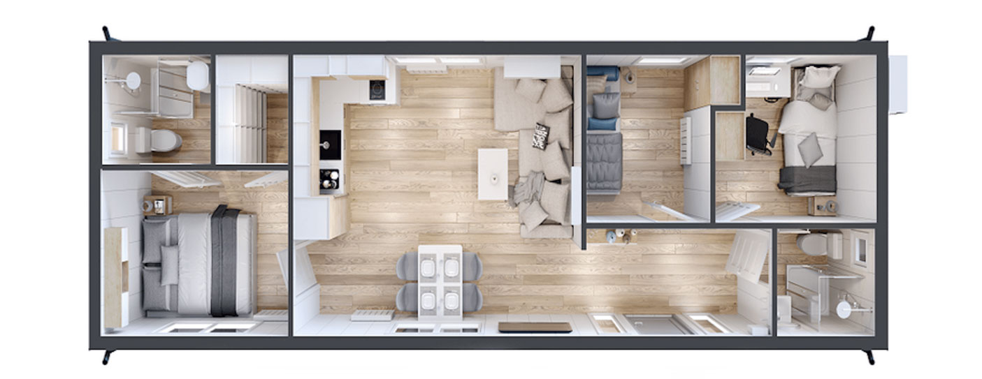 VisbySuite 57 Draufsicht